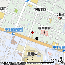 エイブルネットワーク中津店周辺の地図