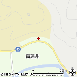 和歌山県東牟婁郡那智勝浦町高遠井88周辺の地図
