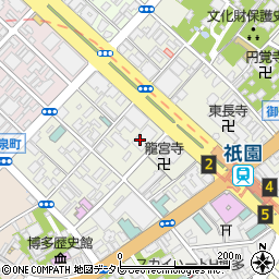 中国国際航空公司福岡支店予約・問い合わせ周辺の地図