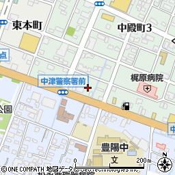 株式会社ＮＴＳ通信サービス　中津支店周辺の地図