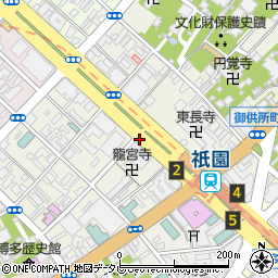 博多停車場線周辺の地図