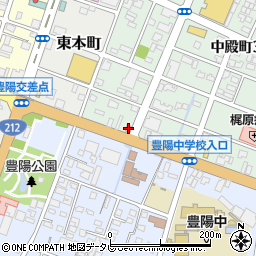 吉野家２１３号線中津店周辺の地図