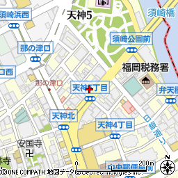 自治労共済福岡県支部周辺の地図