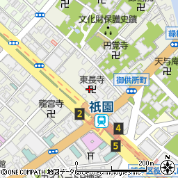 福岡県福岡市博多区御供所町2周辺の地図