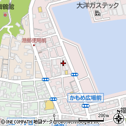 中牟田大郷周辺の地図