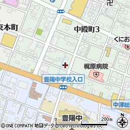 第一交通株式会社　中津営業所周辺の地図