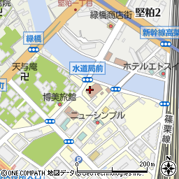 福岡市役所水道局　浄水部・設備課主査・機械設備計画等担当周辺の地図