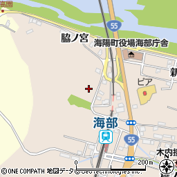 徳島県海部郡海陽町奥浦脇ノ宮20周辺の地図