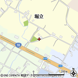 福岡県豊前市堀立58周辺の地図