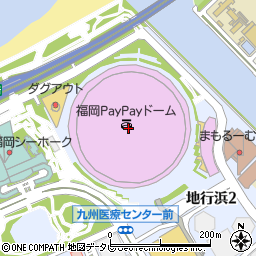 福岡ＰａｙＰａｙドーム（福岡ドーム）周辺の地図