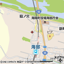 徳島県海部郡海陽町奥浦脇ノ宮96周辺の地図