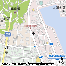福岡港郵便局 ＡＴＭ周辺の地図