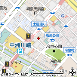大原スポーツ公務員専門学校福岡校周辺の地図