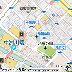 三愛クレジット　博多店周辺の地図