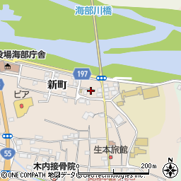 徳島県海部郡海陽町奥浦新町53周辺の地図