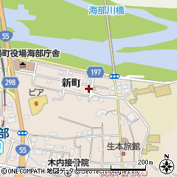 徳島県海部郡海陽町奥浦新町62周辺の地図