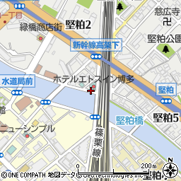 ホテルサードプレイス博多周辺の地図
