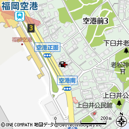 川添石油株式会社　福岡空港ＳＳ周辺の地図