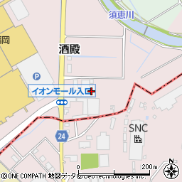 福岡県糟屋郡粕屋町酒殿177周辺の地図