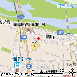 徳島県海部郡海陽町奥浦新町83周辺の地図