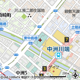ホテルオークラ福岡オークラヘルスクラブ周辺の地図