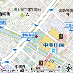 ホテルオークラ福岡　フレンチレストランル・シャンドール周辺の地図