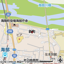 徳島県海部郡海陽町奥浦新町周辺の地図