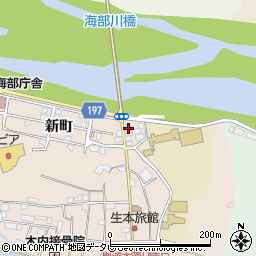 徳島県海部郡海陽町奥浦新町9-2周辺の地図