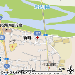 徳島県海部郡海陽町奥浦新町17周辺の地図