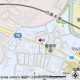中津犬猫病院周辺の地図