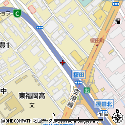 福岡市自転車保管所　榎田自転車保管所周辺の地図