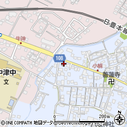 中津一ツ松郵便局 ＡＴＭ周辺の地図