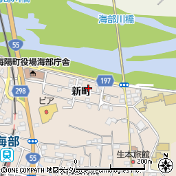 徳島県海部郡海陽町奥浦新町24周辺の地図