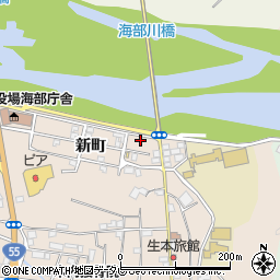 徳島県海部郡海陽町奥浦新町19周辺の地図
