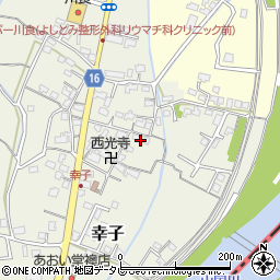 福岡県築上郡吉富町幸子周辺の地図