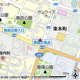 大分銀行中津東支店周辺の地図