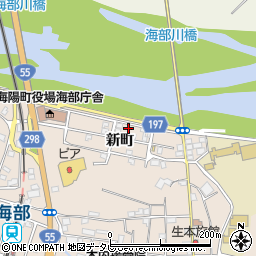 徳島県海部郡海陽町奥浦新町26周辺の地図