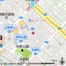 福岡県福岡市博多区店屋町周辺の地図