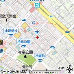 福岡県福岡市博多区店屋町周辺の地図