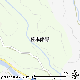 和歌山県西牟婁郡すさみ町佐本平野周辺の地図
