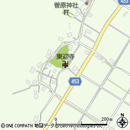 東迎寺周辺の地図
