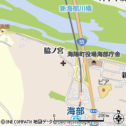 徳島県海部郡海陽町奥浦脇ノ宮32周辺の地図