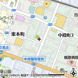 アイフルホーム中津店事務所周辺の地図
