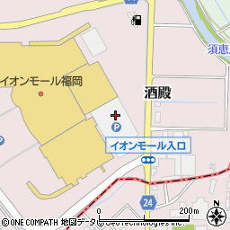 福岡県糟屋郡粕屋町酒殿381周辺の地図