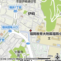 伊崎3番堀宅"akippa駐車場周辺の地図