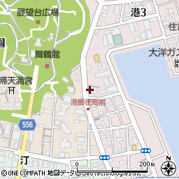 福岡県福岡市中央区港3丁目1-8周辺の地図