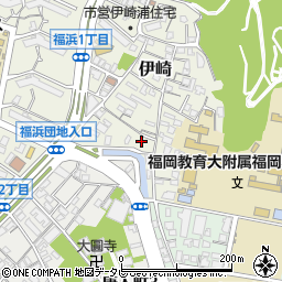 福岡県福岡市中央区伊崎3-32周辺の地図
