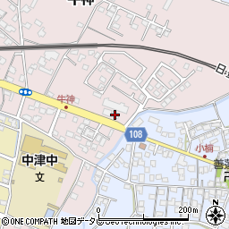 フィットネスクラブアシスト２４中津店周辺の地図