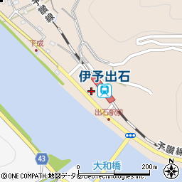 愛媛県大洲市長浜町上老松12-27周辺の地図
