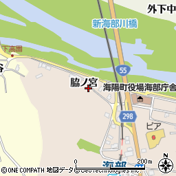 徳島県海部郡海陽町奥浦脇ノ宮36周辺の地図